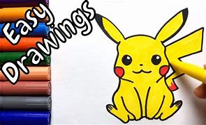 Image result for How to Draw Cute Pikachu