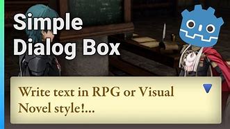 Image result for Visual Novel Dialog Box