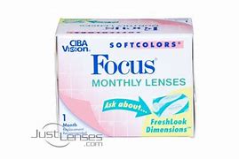 Image result for Focus Monthly Contact Lenses