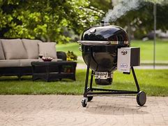 Image result for Gas Charcoal Grill with Smoker