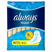 Image result for Always Pads Front and Back
