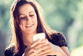 Image result for Woman Texting On Phone