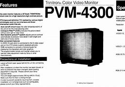 Image result for Sony Trinitron PVM Monitor