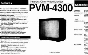 Image result for Sony Pvm-4300