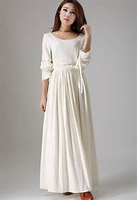 Image result for Long Sleeve White Maxi Dress Formal