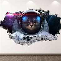 Image result for Space Cat Wall Decals