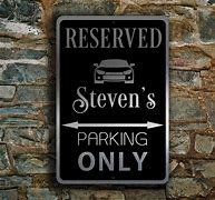 Image result for Reserved Parking Town Vehicles
