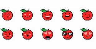 Image result for Cute Apple Emojis