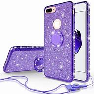 Image result for Lights Purple Glitter Phone Case