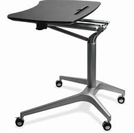 Image result for Mobile Height Adjustable Desk