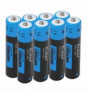 Image result for Rechargeable AAA Lithium Battery