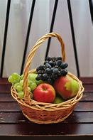Image result for Fruit Basket with Apple Five Finger Grape Orange And
