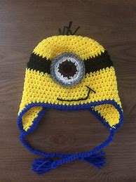 Image result for Crochet Minion Hat Pattern Free