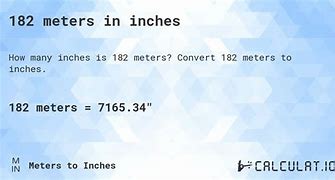 Image result for Whatwhat Does 182 Meters Look Like