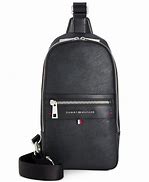 Image result for Tommy Hilfiger Men's Brown Leather Backpack