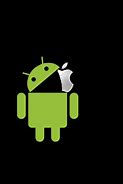 Image result for Android Eating Apple Logo