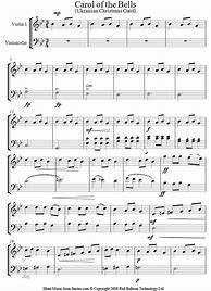 Image result for Violin Cello Duet Sheet Music