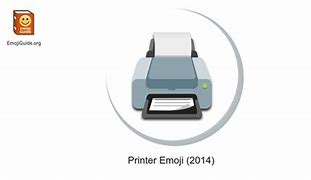 Image result for Printer Emoji