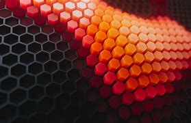 Image result for Red and Black Hexigon Wallpaper 4K