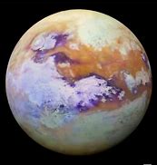 Image result for What Color Is Saturn's Moon Titan