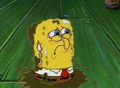 Image result for Spongebob in a Can Shape Sad