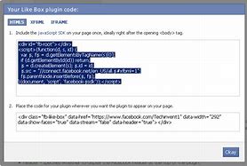 Image result for Facebook Like Box Coding HTML Code