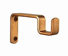 Image result for Square Curtain Rod Brackets