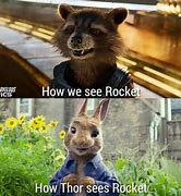 Image result for Marvel Rocket Meme