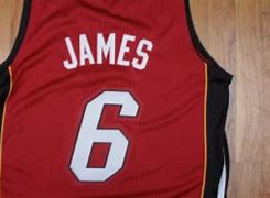 Image result for LeBron James Miami Heat Jersey Auto