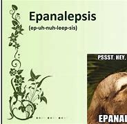 Image result for epanalepsis