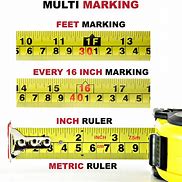 Image result for How to Read a Tape Measure Feet