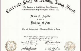 Image result for Degree Print Out