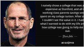 Image result for Steve Jobs Quotes About College
