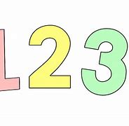 Image result for Clip Art Numbers 1 12