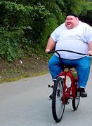 Image result for Fat Man On a Bicycle Vernon