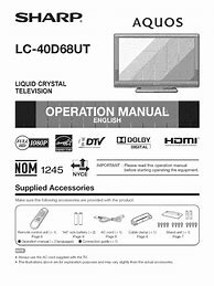 Image result for Sharp TV AQUOS GA416WJSA Manual