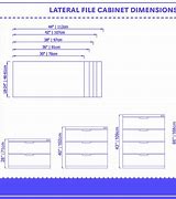Image result for Filing Cabinet Dimensions