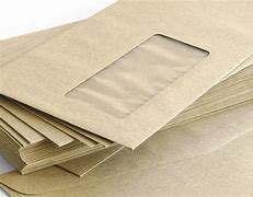 Image result for Brown Envelope with Window