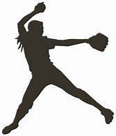 Image result for Girl Softball Player Clip Art
