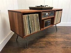Image result for Turntable Table with Storage