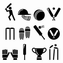 Image result for Cricket Equipment Clip Art