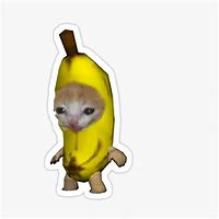 Image result for Cat in Banana Suit Sticker