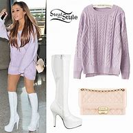 Image result for Ariana Grande Sweater Dress