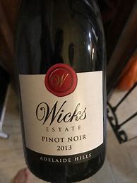 Image result for Wicks Estate Pinot Noir