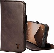 Image result for Genuine Leather iPhone 15 Pro Max Wallet Case