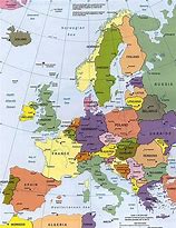Image result for Continental Europe Map