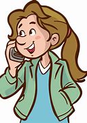 Image result for Talking On Telephone Clip Art