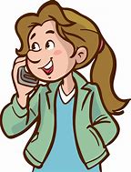 Image result for Person On Phone Call Clip Art