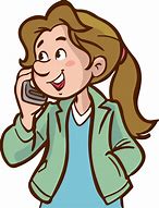 Image result for People Using Phone Cartoon