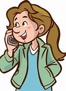 Image result for Cartoon Answering Phone with Food